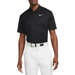NWT Men's Nike Dri-FIT Coach Sideline Polo - Small - Black
